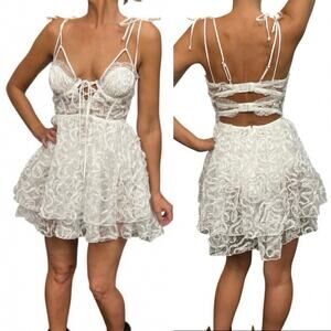 NWT - For Love & Lemons Tatiana Mini Dress & Panties